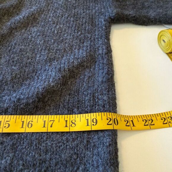 Gap Dark Heather Gray Oversized Long Hooded Cardigan Sz M Cozycore, Lounge - Picture 10 of 15